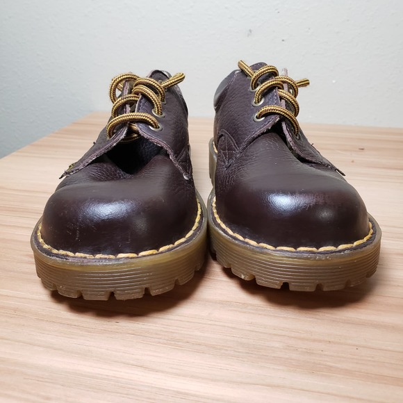 Dr. Martens Kids 13 Lace Up Leather Oxford Shoes Dark Brown Classic Academia‎ - Picture 4 of 9